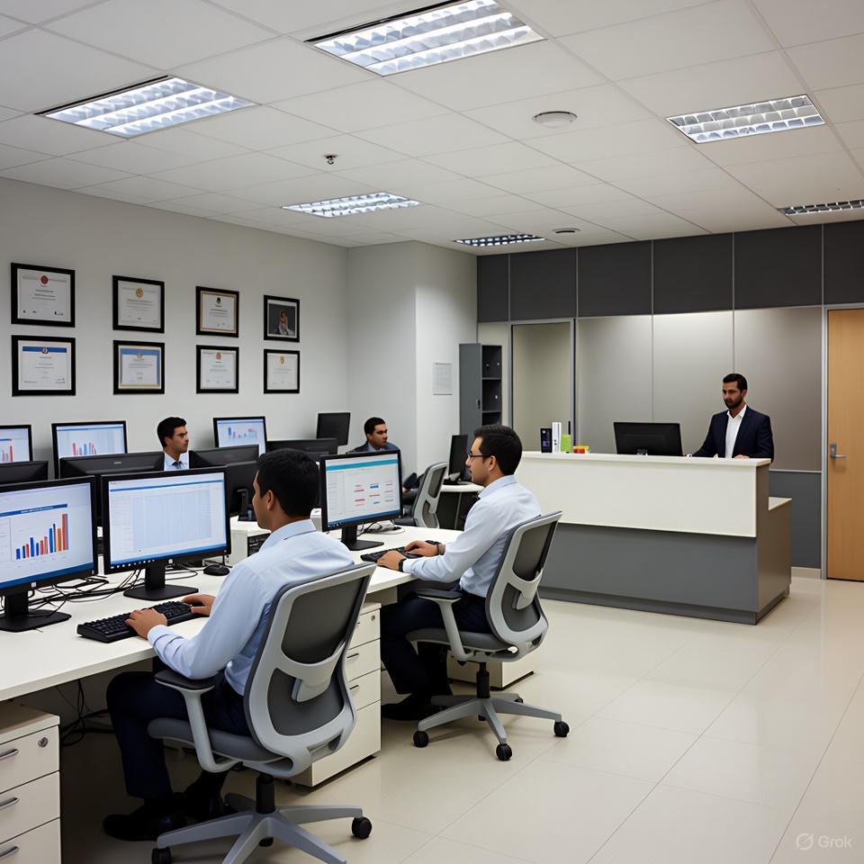 interior de una empresa de nomina